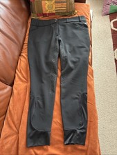 Ladies Thermal Fleece Lined Winter Breeches 36 Immaculate Condition (18)black