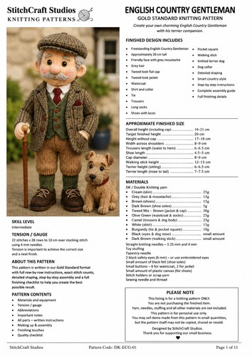 English country man flat - country,