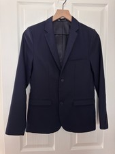 ZARA Boys Navy Blue Lined