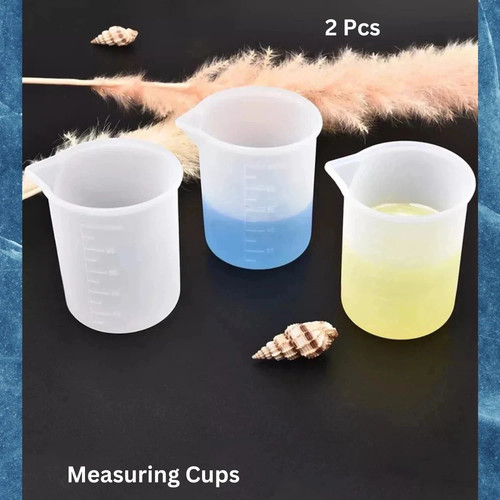 2pcs 150ml silicone measuring - 150ml,
