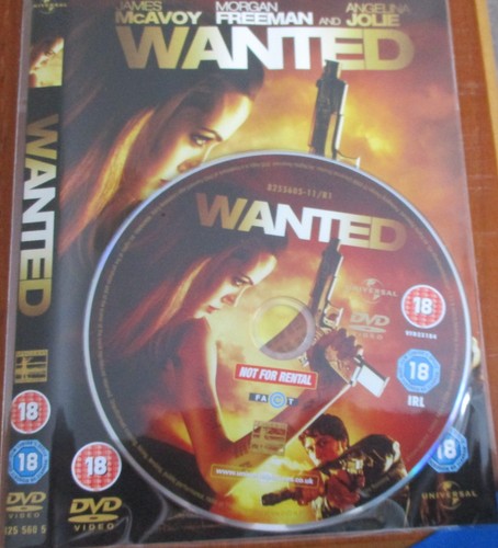 Wanted dvd james - wanted,