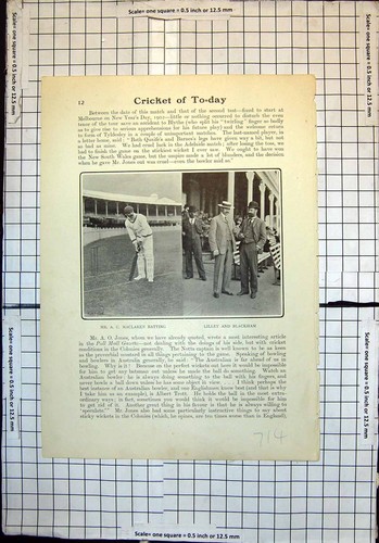 Old print cricket maclaren - old,