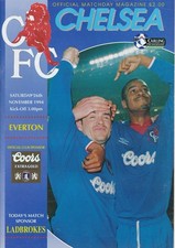 CHELSEA v Everton 1994/1995 -