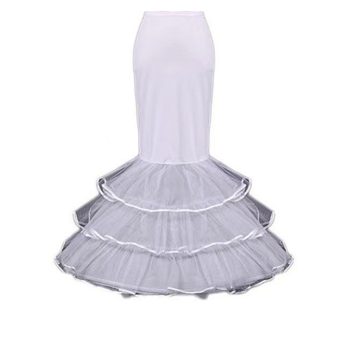 Mermaid petticoat ruffled - petticoat, hem
