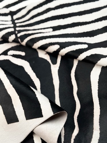 Zebra print calf - calf, leather