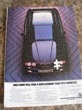 JIGSAW PUZZLE PIECE BMW ULTIMATE DRIVING MACHINE 1990 ADVERT A4 FILE 37