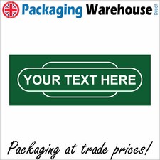 CM155B YOUR TEXT CLASSIC RAILWAY TOTEM STATION PERSONAL MODEL CUSTOM SIGN GREEN