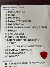 Carlos Santana Guitar Pick