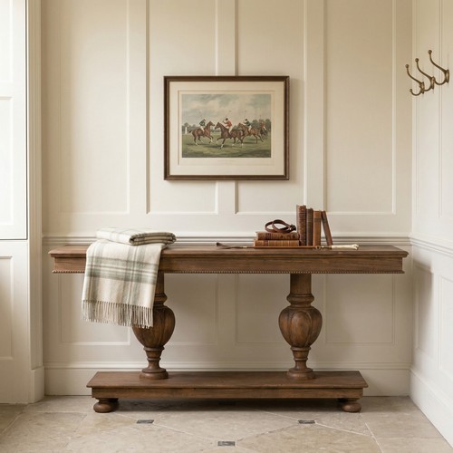 Jacobean large dark wood 180cm - large,