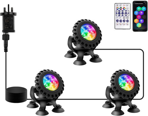 Rgb underwater pond lights - underwater,