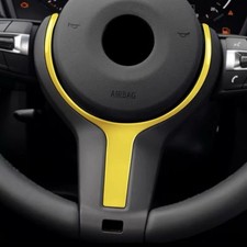 BMW 1 2 3 4 5 6 Series X5 X6 M Sport Yellow Steering Wheel Central Trim Piece
