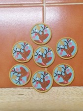 Christmas Reindeer Blanket Badge Scouts