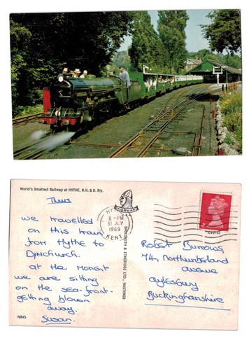 Postcard romney hythe and - romney,