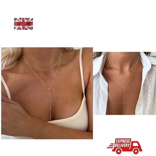 Gold necklace stainless - gold,
