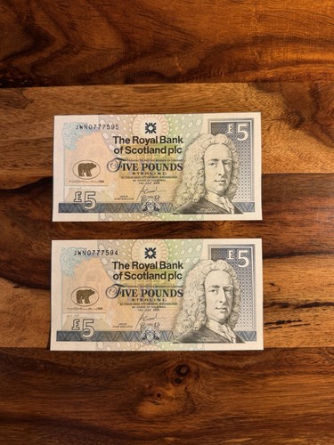 Royal bank scotland - of, £5