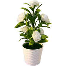 Artificial Foam Roses in Pot