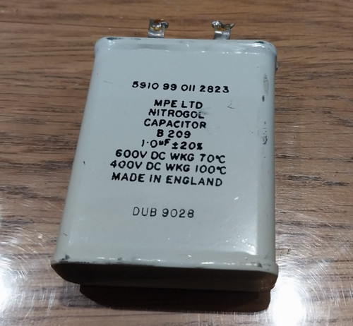 Dubilier nitrogol capacitor - nitrogol,
