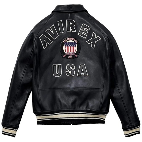 Men avirex black icon - men's,