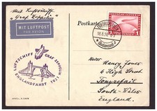 18th August 1931 Zeppelin