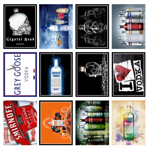 Vodka retro metal - retro,