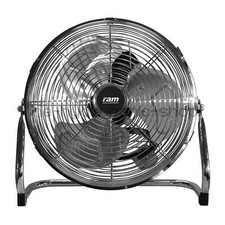 RAM 9" Inch Floor Fan Chrome