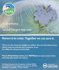 RSPB Pin Badge Special In