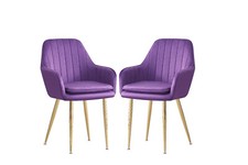 2pc velvet fabric upholstered - velvet,