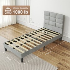 Morden Bed Frame Velvet