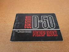 1980 Dodge D-50 Ram 50 pickup truck owners manual guide instructions ORIGINAL