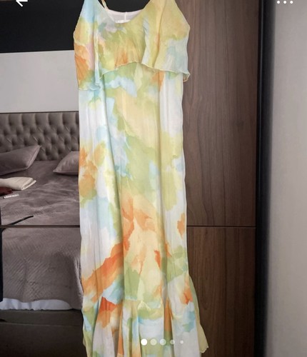 Zara printed midi dress - midi,