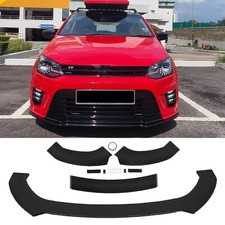 Gloss Black Front Bumper Lip
