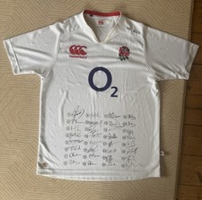 England 2012/2013 Signed Rugby Union Shirt XL