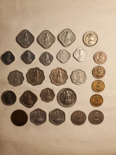 Collection indian coins - of,