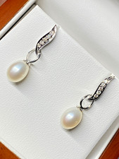18ct Gold Diamond Pearl