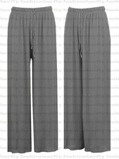 New Ladies Wide Leg Pleated