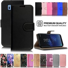 Leather Phone Case for Samsung Galaxy S8 S9 Plus Shockproof Magnet Wallet Cover