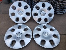 Set of Genuine Vauxhall Astra J 16" Wheel Trims Hub Caps x4 Meriva B Zafira B