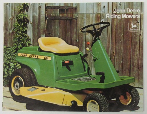 1975 john deere riding mowers - deere,