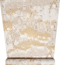 Beige Gold Metallic Wallpaper