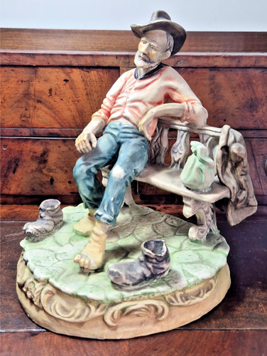 Vintage capodimonte figurine - vintage,