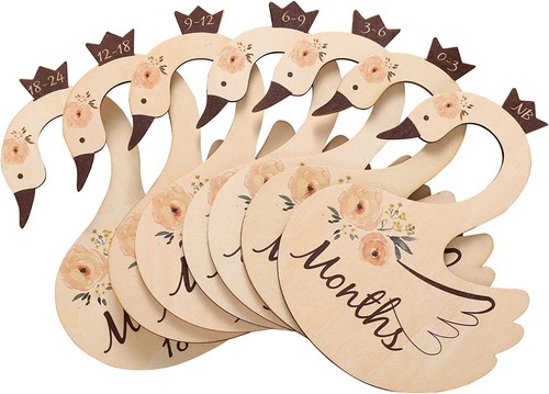 Pcs swan shape wooden baby - swan,