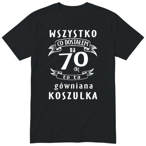 Koszulka urodziny dla - 70,