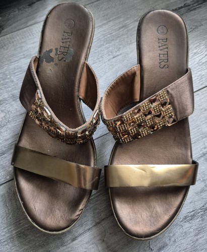 Pavers platform wedge sandals - pavers,