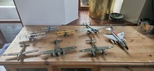 8 X Model Plane Mainly WW2 But Some Bi Planes and Modern Phantom