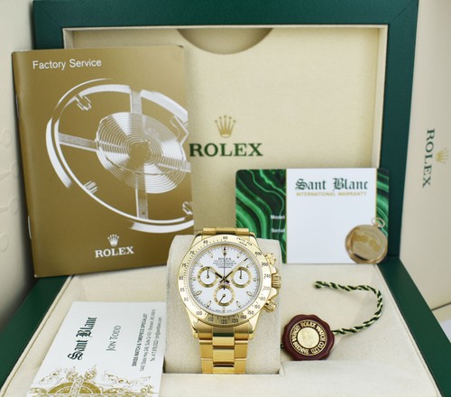 Rolex 40mm 18kt gold daytona - rolex,