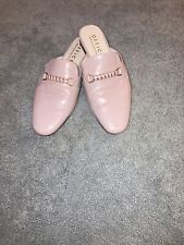 office shoes flat brogues size 39 pink no back