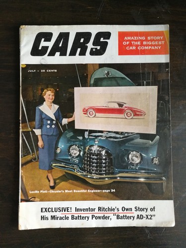 Vintage cars magazine july - cars,