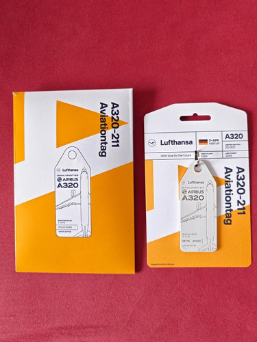 Aviationtag white lufthansa - aviationtag,