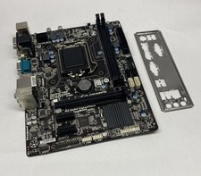 Gigabyte GA-H81M-D2V REV: 1.0 Socket 1150 Motherboard and Backplate