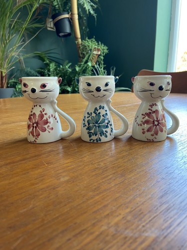 Vintage secla pottery cat - vintage,